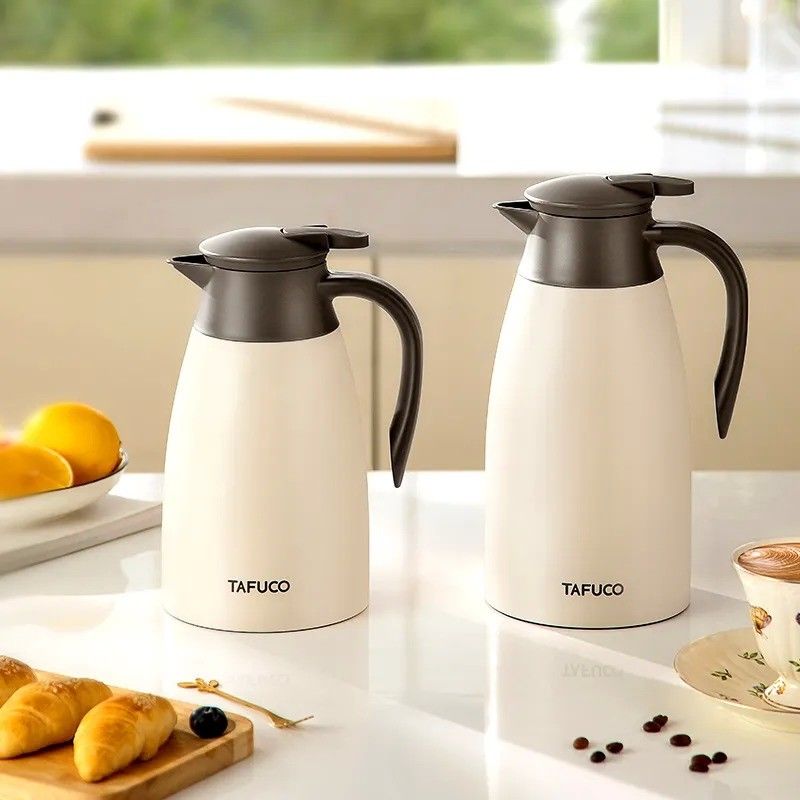 1L 1.5L Large Capacity Modern Design Customizable Color Coffee Pot for Business Gifts