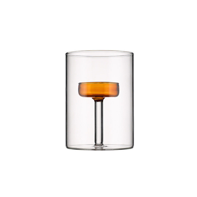 Silk Screen Printing Clear Glass Jar Candle Holder for Home Decoration on Valentine's Day