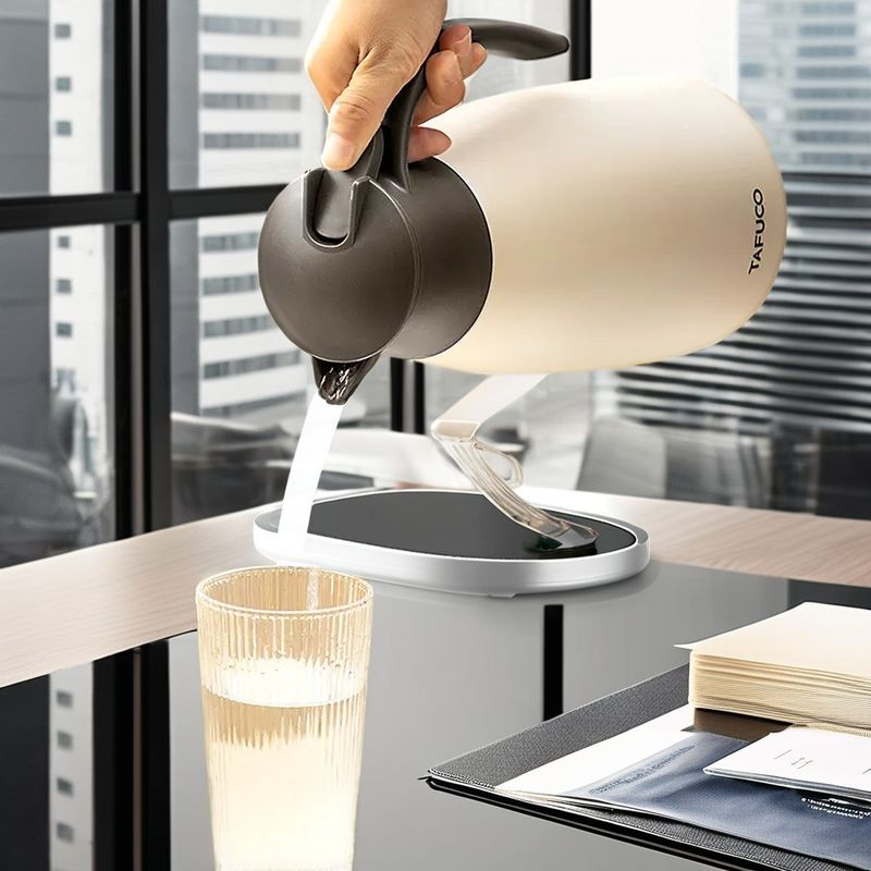 316 Stainless Steel Home Office Vacuum Thermos Bottle with Temperature Lock Handle and Lid
