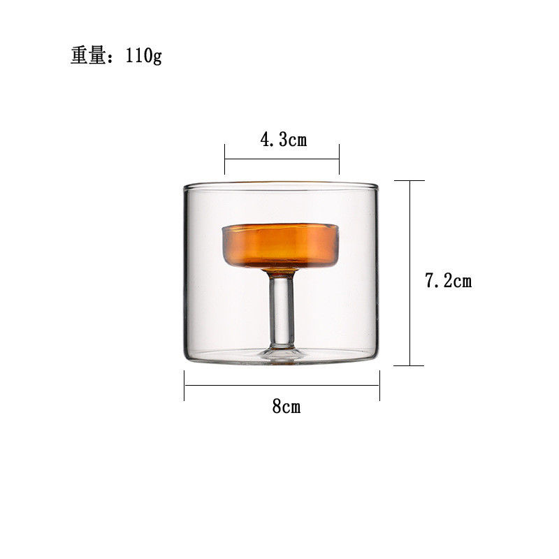 Create a Romantic Atmosphere in Your Home with this Cylinder Shape Glass Candle Table