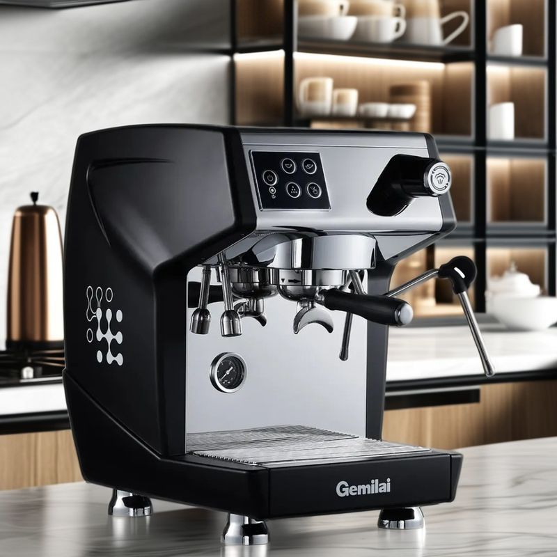 Semi-Automatic Coffee Machine with Brandy Snifters Glass Type and Bluetooth Connectivity