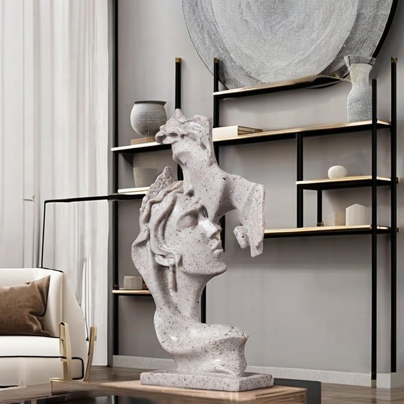Accent Bamboo Thinker Statue Resin Art Sculpture for Other Home Decor Customized Color
