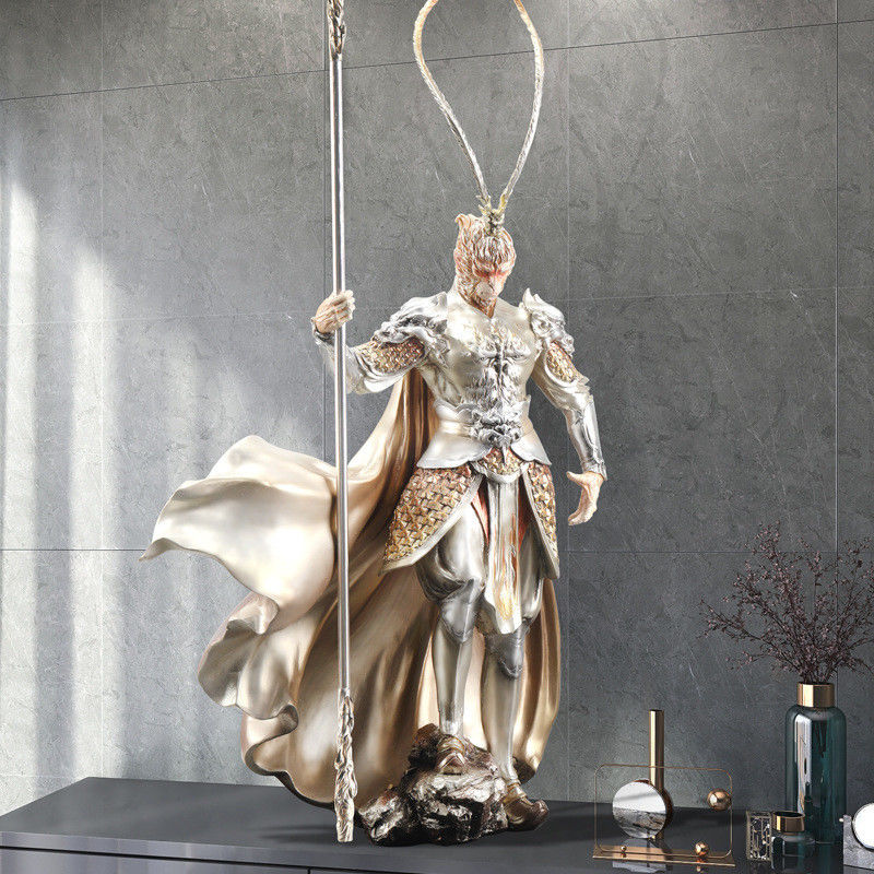 Black Mythology Monkey King Desktop Figure for Anniversary Occasions and Indoor Decor