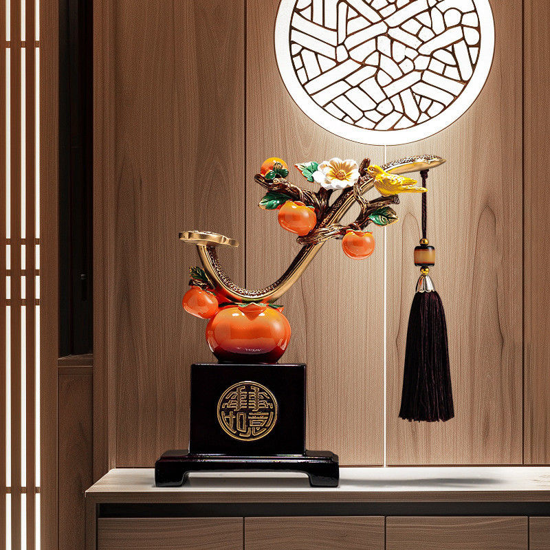 Customized Color Modern Design Style Persimmon Wine Cabinet and TV Unit for Your Space
