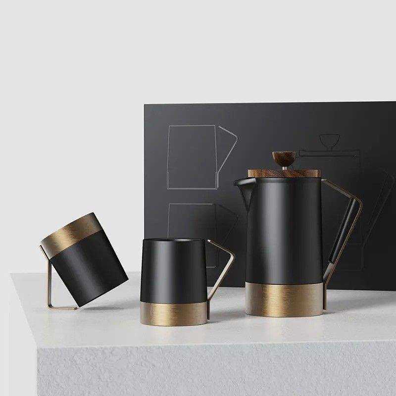 Deluxe Harmonious Personalized Original Designs Creative Ceramic Coffee Cup Gift Box Set for Home