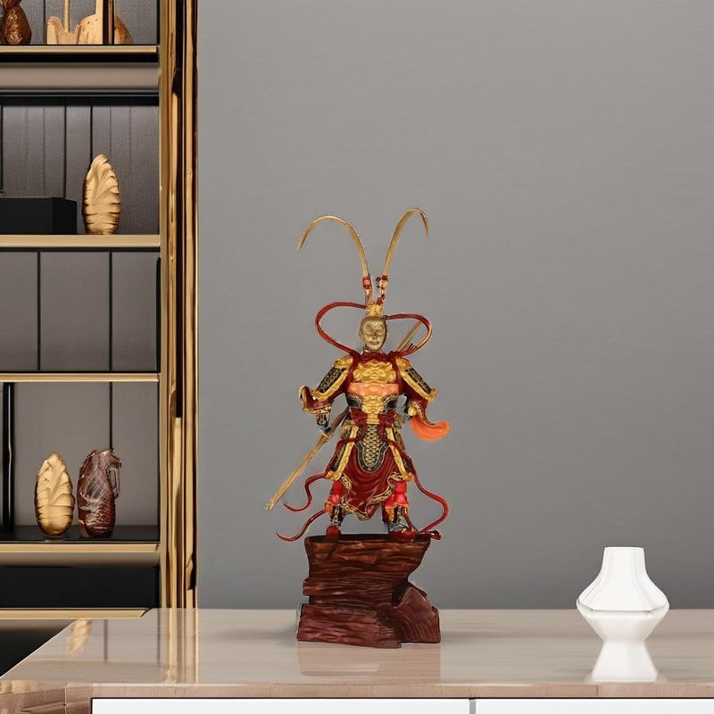 Black Myth Sun Wukong Statue-Golden Hoop 3D Figure Metal Resin Collection with Materials
