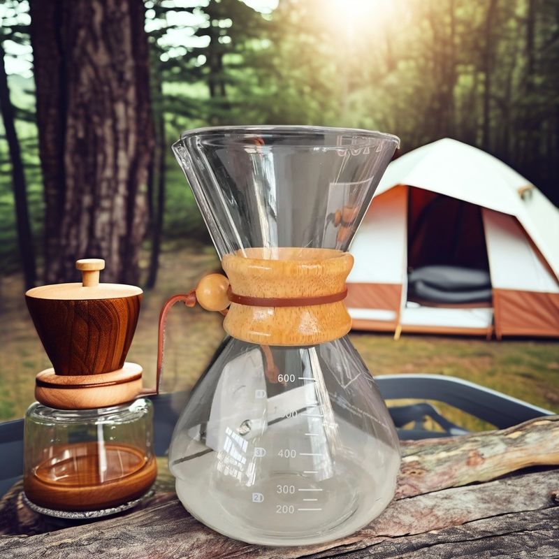 800ml Stainless Steel Pour over Coffee Pot for Home and Kitchen Sharing Classic Design