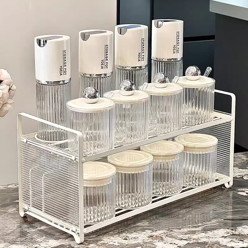 Customized Lid Spice Rack Cabinet Organizer for Space-Saving Kitchen Storage Solutions