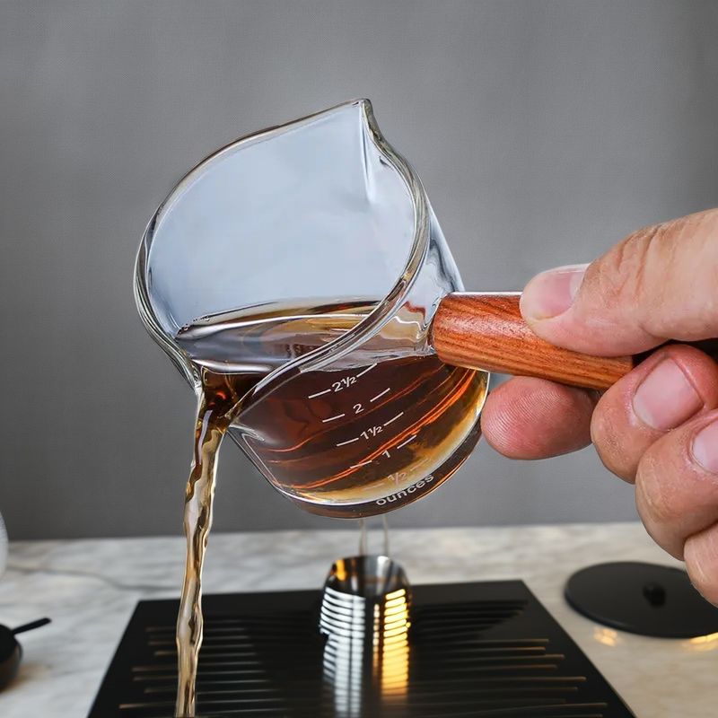 Double Mouth Small Milk Cup Utensil with Lid Transparent Drinkware Type Coffee Tea Sets