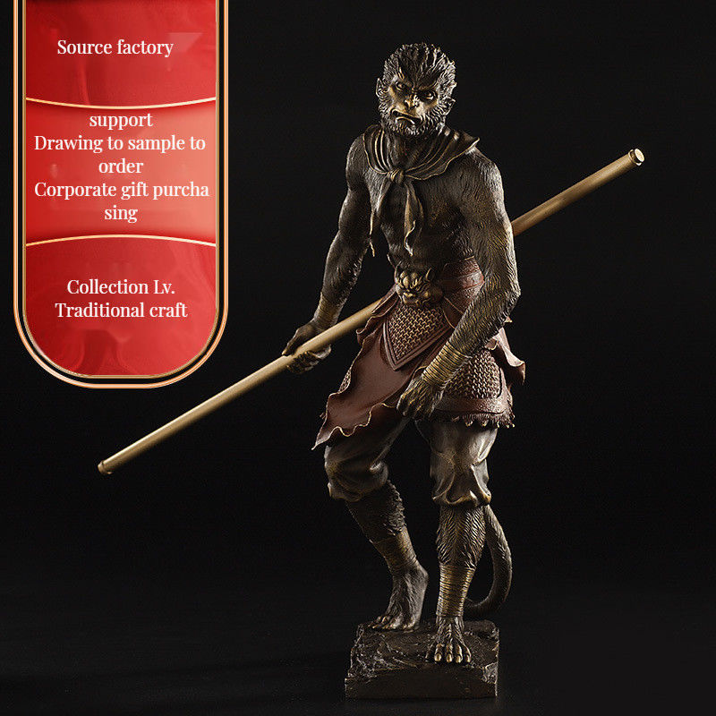 Custom Black Myth Wukong Statue Legends Characters Game Monkey Apes Statues 3d Desktop Art