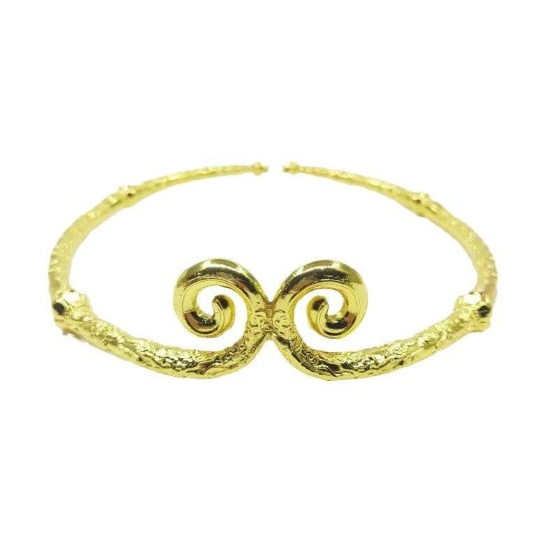 Monkey King Gold Hoop Ring Badge Three-piece Set for Game Periphery within Black Myth