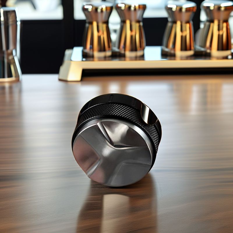 51mm/53mm Stainless Steel and Walnut Wood Coffee Tamper for Barista Portable Espresso Tool