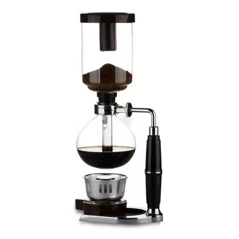 Glass Coffee Pot with Easy Siphon System User-Friendly Portable Syphon Espresso Maker