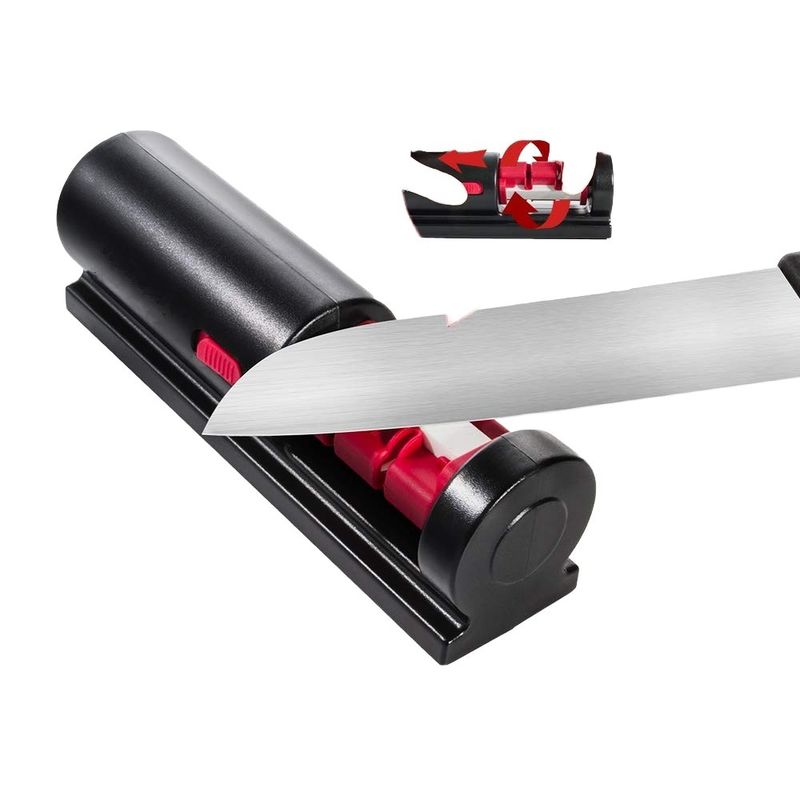 Steel Knife Sharpener for Home Kitchen Multifunctional 4-in-1 Ceramic Diamond Design