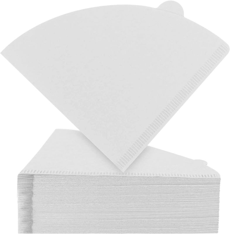 Coffee Paper Filter V-shaped for Modern Eco-Friendly Disposable Brown Cone-Shaped Design