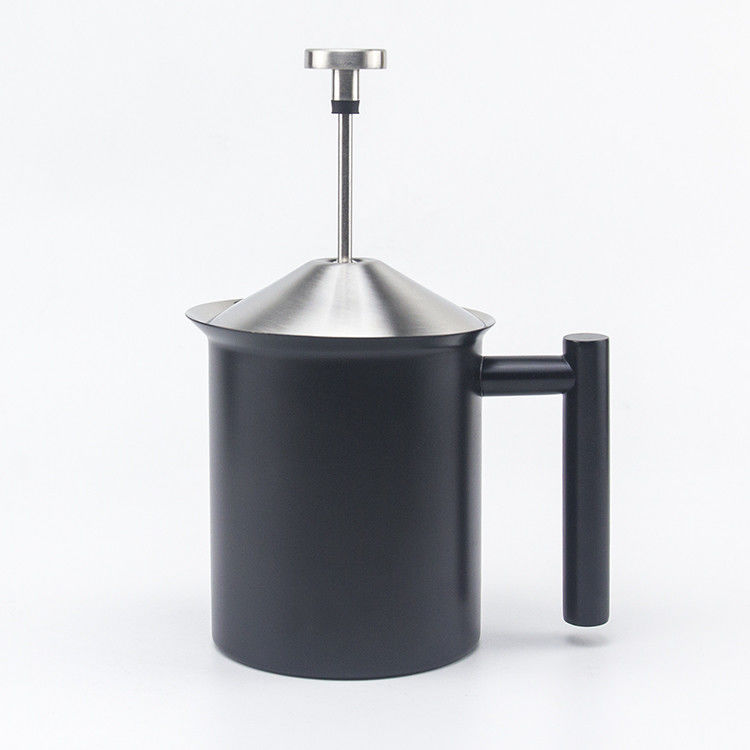 800ml Handheld Coffee Milk Blender HomeGoal Stainless Steel Manual Frother with Filter