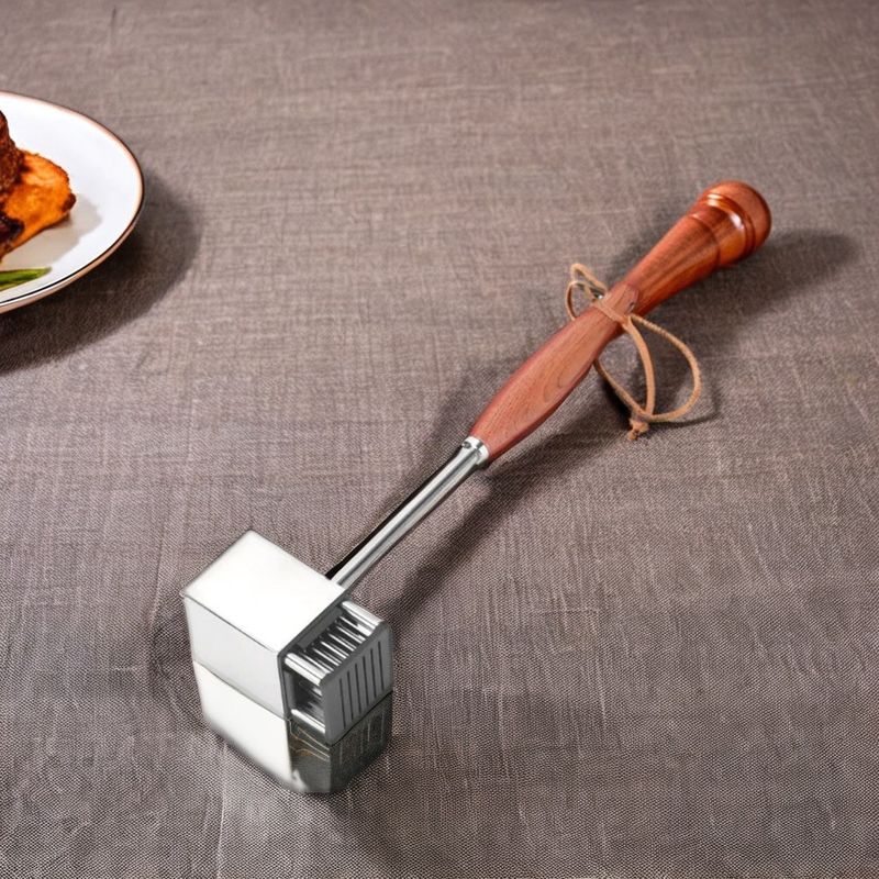 Meat Tenderizers Pounders 36-Blade Stainless Steel Hammer for Defrosting Tray and Steak