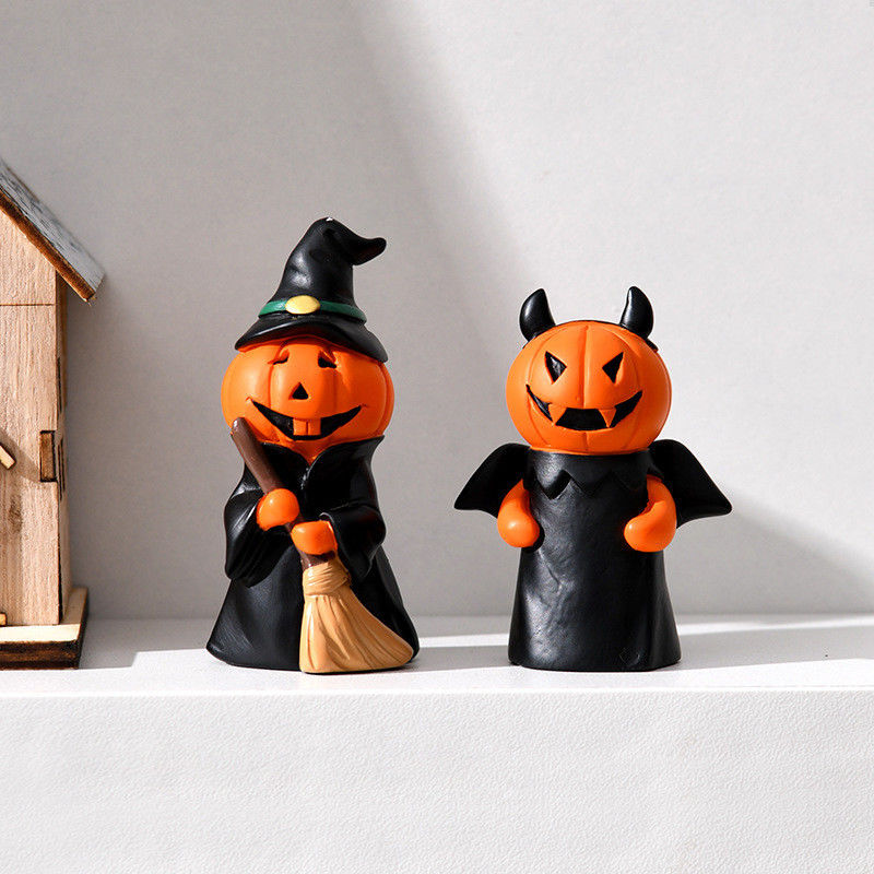 Party Decoration Pumpkin Pattern Faceless Forest Old Man Doll Ornaments for Birthday
