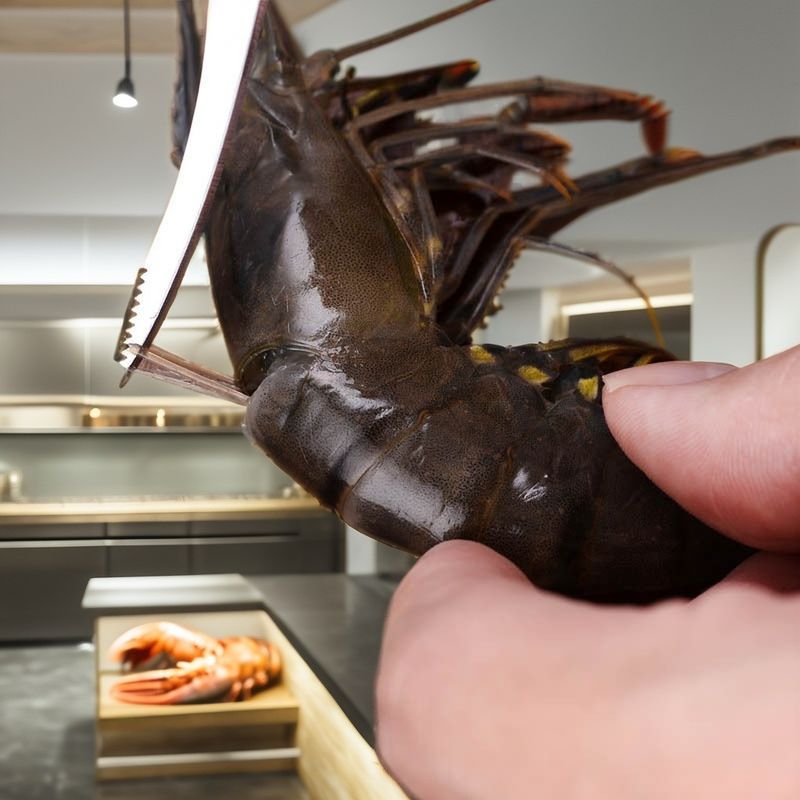 1 Piece Ergonomic Stainless Steel Fish and Shrimp Knife Must-Have for Seafood Lovers