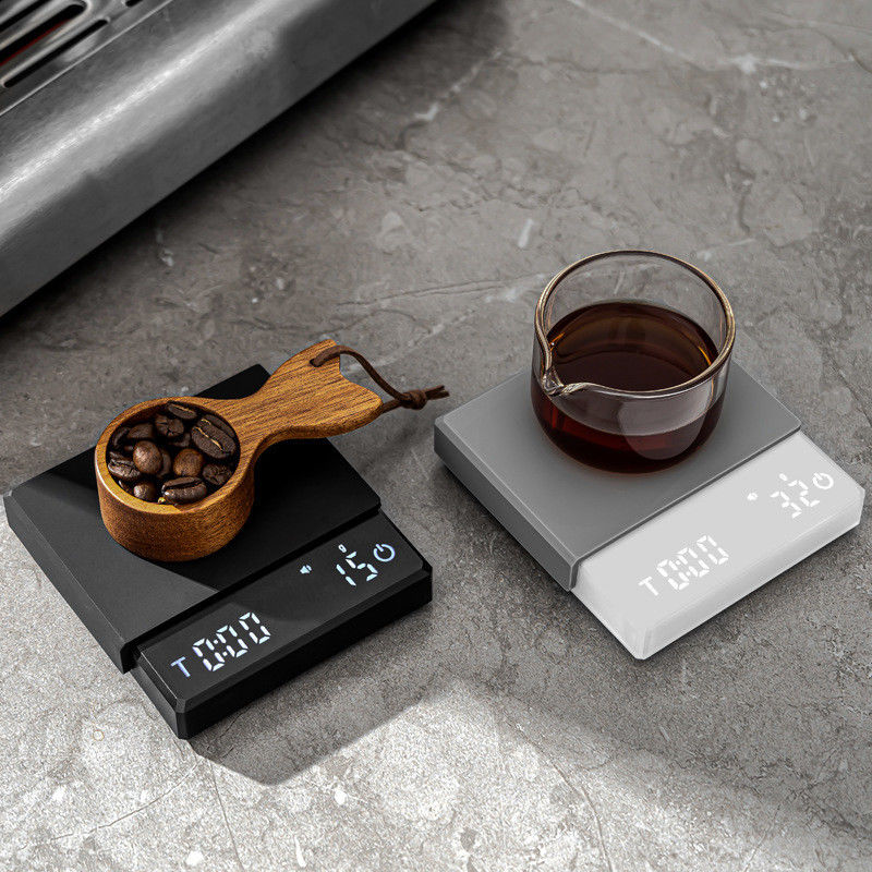 3Kg Portable Electric Coffee Scale with Timer and Weight Measuring Function WITH LID