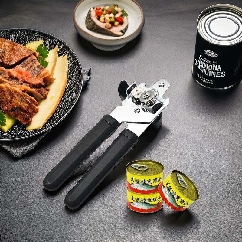 Alloy Stainless Steel Manual Can Opener Household Kitchen Custom Color Plastic Handle