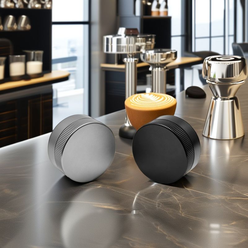 Product Ideas Double Head Distributor Espresso Coffee Tamper in 51mm/53mm/58mm Metal