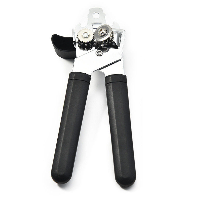 Ergonomic Multi-Function Manual Can Bottle Opener with Custom Size and Silicone Metal