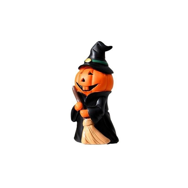 Ghost Resin Halloween Decorations Customized Size Pumpkin Head Devil Ornament for Home