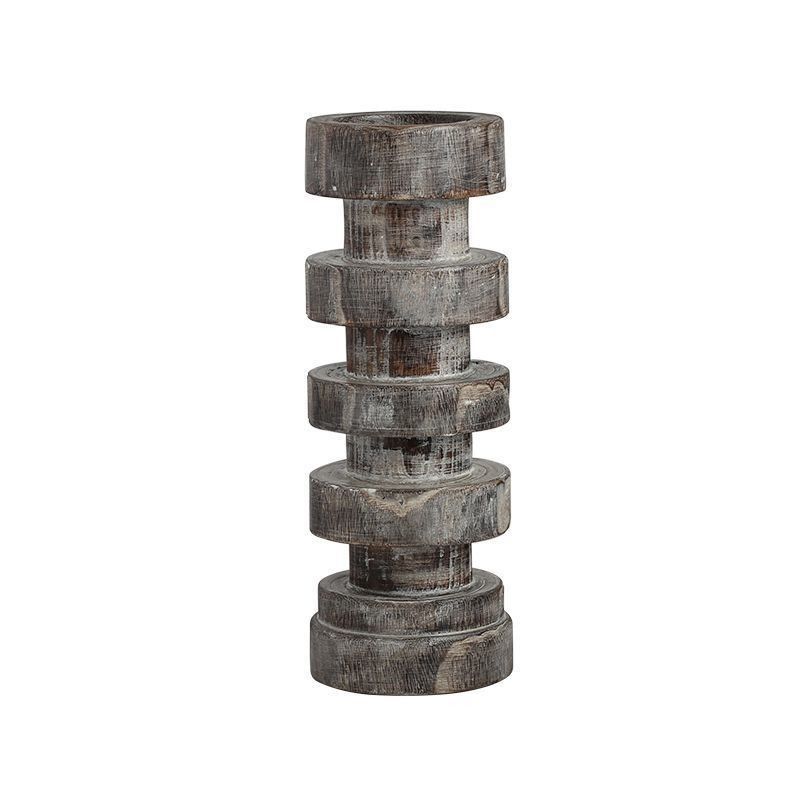 Handmade Silver Stone Pillar Lighting Decoration for Weddings Parties Home Christmas Decor