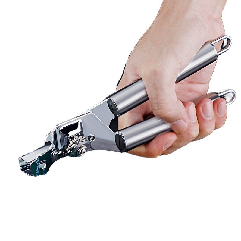 Compact 3-in-1 Kitchen and Hotel Multifunction Can Opener with Built-In Corkscrew
