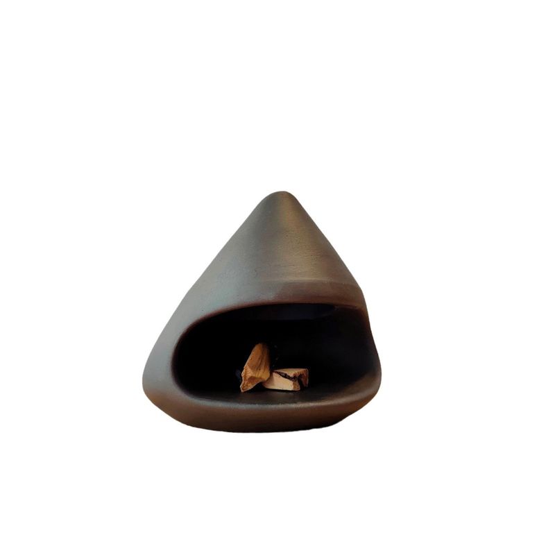 Metal Lotus Leaf Backflow Incense Burner with Smoke Back Flow Cones and Customized Color