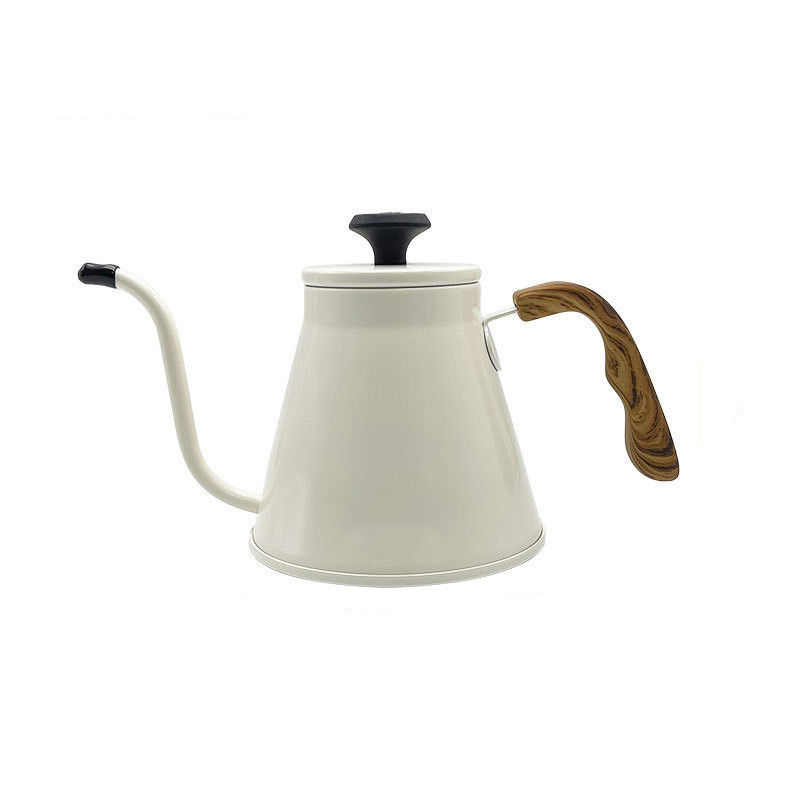 Stainless Steel Hand Brewer Pour over Coffee Kettle with Gooseneck Design Metal Body 1 Set