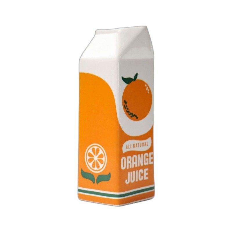 Modern Tabletop Vase for Hydroponic Flower Arrangement in Creative Orange Fruit Design
