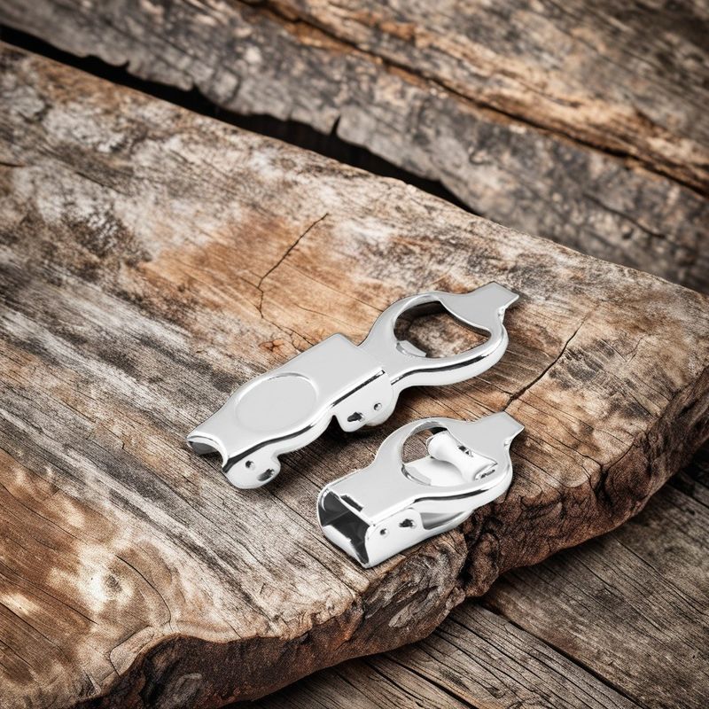 Custom Color Multifunction Stainless Steel Bottle Opener and Champagne Stopper Stocked
