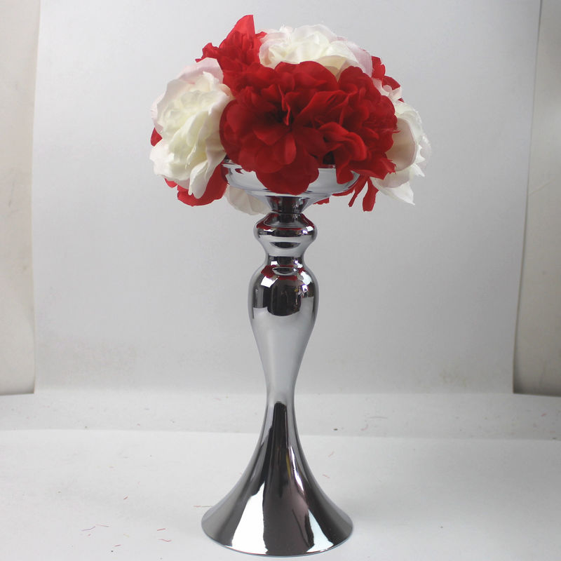 Elegant Festive Decor Stunning Silk Flower Table Centerpiece Ball 30cm for Christmas Year Mother's Day or Graduation