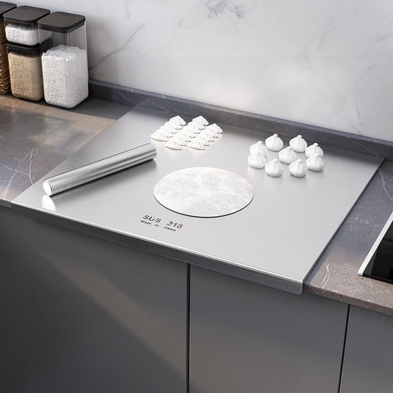 Conveniently Sized Non-Slip Frosted Acrylic Chopping Blocks for Food Preparation