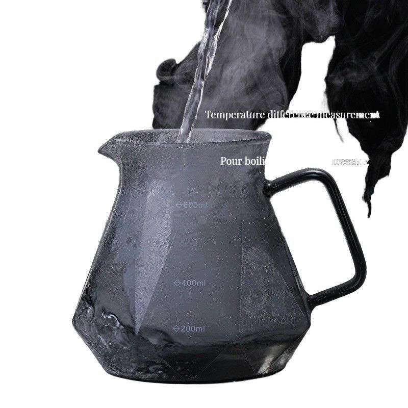 Office Drinkware Type Coffee Tea Sets Durable Transparent Borosilicate Glass Dripper