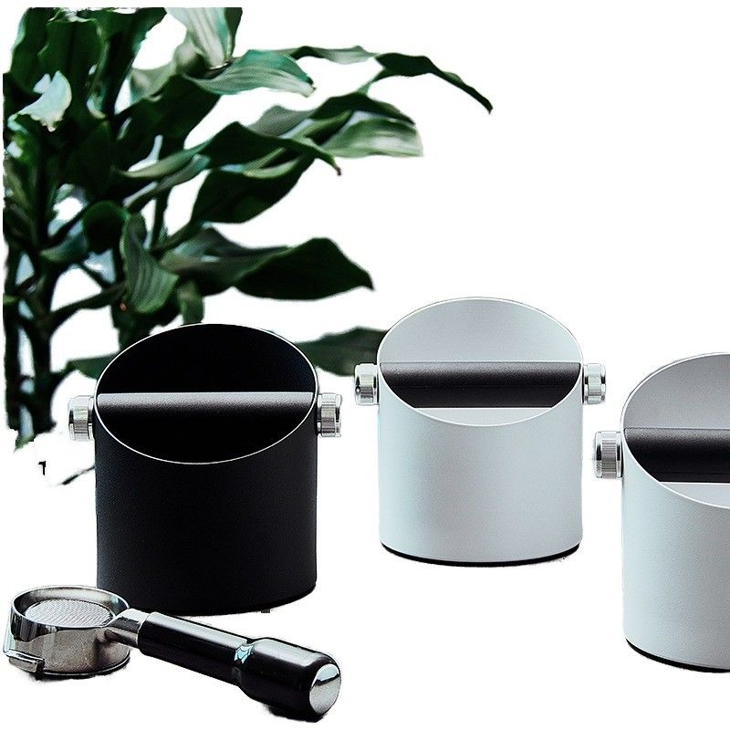 Knock Box Sturdy Stainless Steel Removable Knock Bar for Coffee Filter Baskets