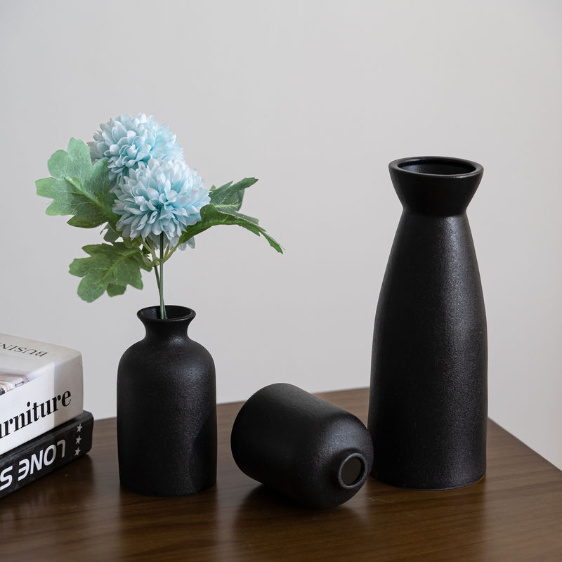 Modern Stylish Handmade Wooden Vase Decor Glass Solid Flower Pot Hydroponic Container