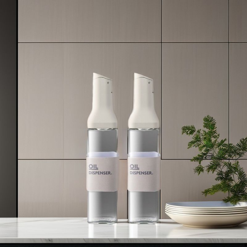 Super Markets' Essential Modern Wood Jar for Vinegar Oil and Soy Sauce in Kitchen