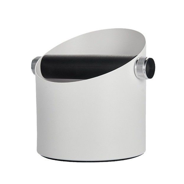 Customized Size White Espresso Knock Box with Removable Knock Bar and Stainless Steel