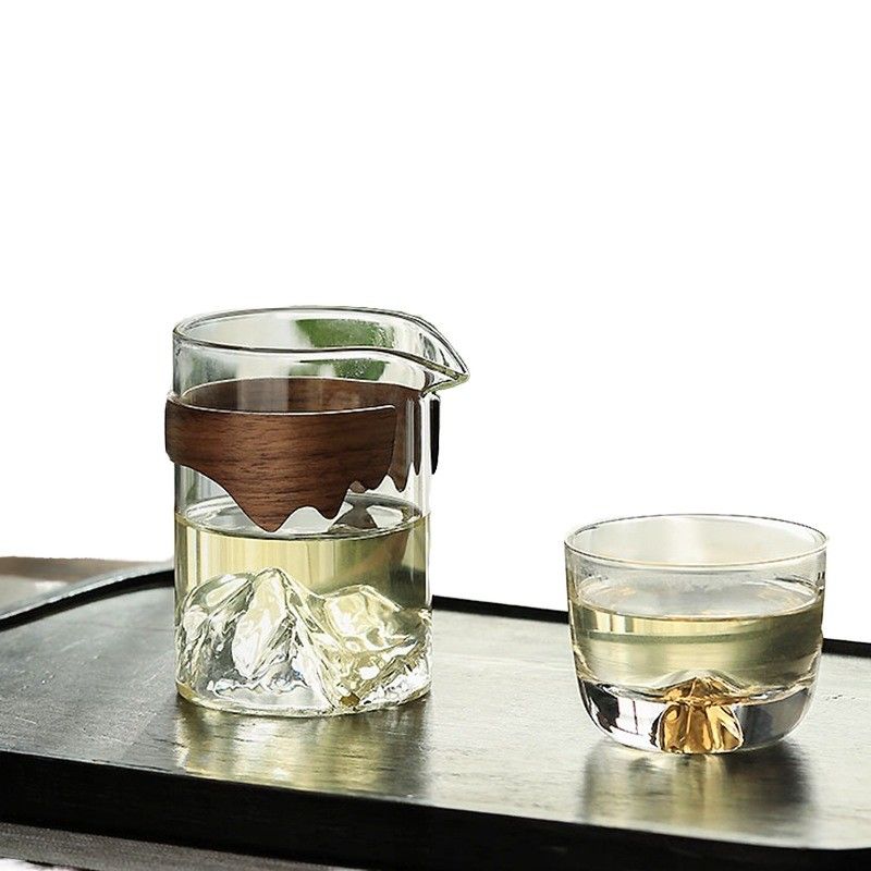 240ml Transparent Glass Cup Classic Design Eco-Friendly Handmade for Tea Water Milk