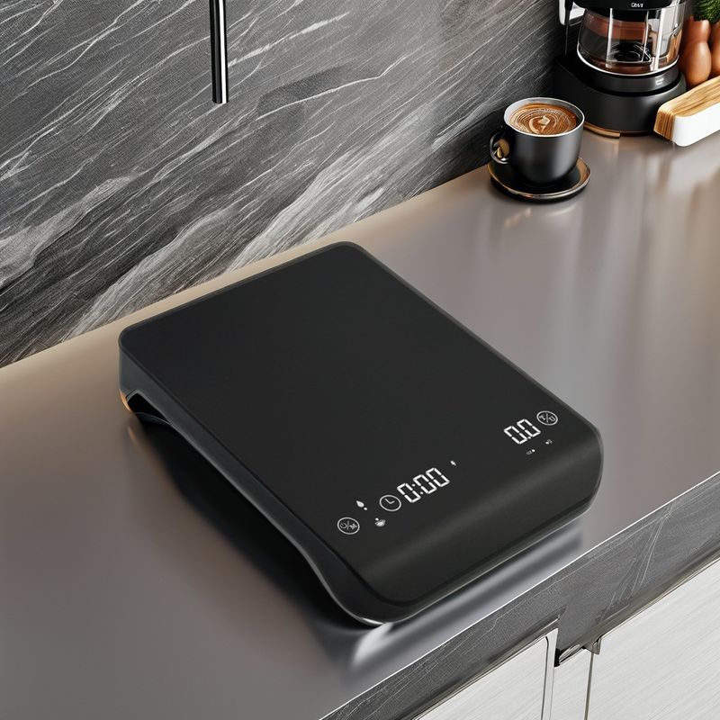 Error-Free Indicator Light Electronic Coffee Measuring Scale for Accurate Measurements