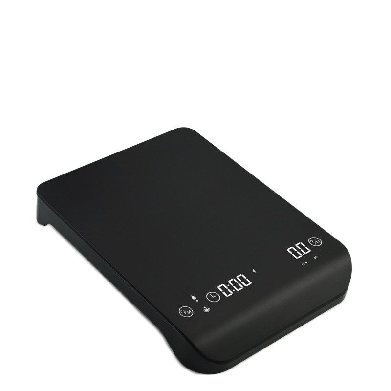Minimalist Design 2024 Rechargeable Digital Coffee Scale with 3kg/0.1g Accuracy Timer and Indicator Light