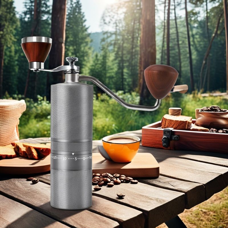 Stainless Steel Travel Bag Espresso Grinder Modern Portable C2 Coffee Grinder for Cafe