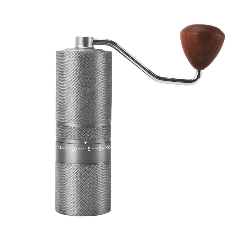 Stainless Steel Wood Handle Manual Espresso Grinder Al-Alloy C2 for Coffee Tea Tools