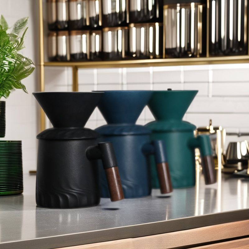 Classic Porcelain Ceramic Coffee Dripper Set for Timeless Brewing and Manual Pour over