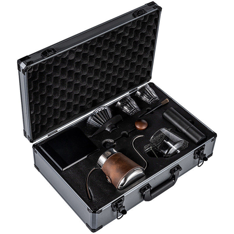 Barista Tools for Home Hotel Restaurant Office Includes Manual Grinder and Share Pot