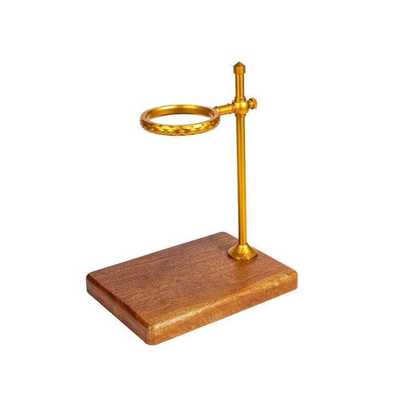 Wooden Coffee Drip Station for Pour over Coffee Makers Luxury Copper Dripper Stand