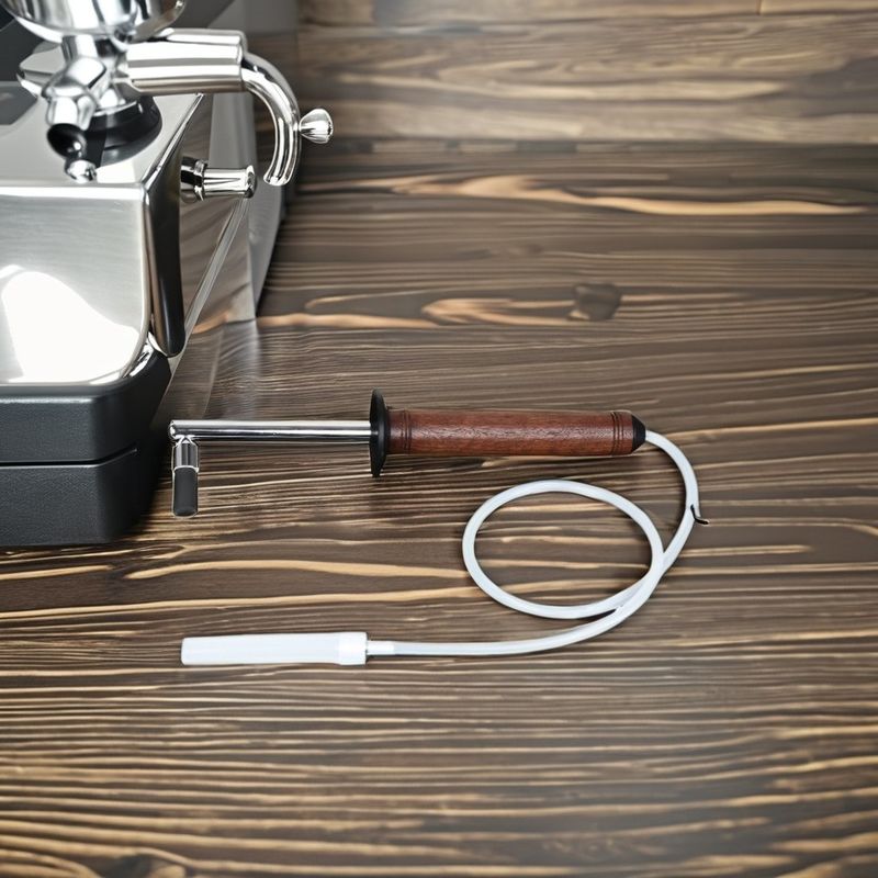 Essential Modern Barista Accessory Pressure Steam Coffee Brush for Anti-Scald Cleaning